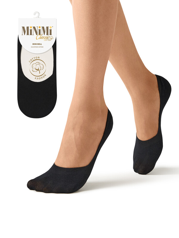 Носки Носки MINI BELL хлопок (подследники) (укрепление силиконом) (1пара)