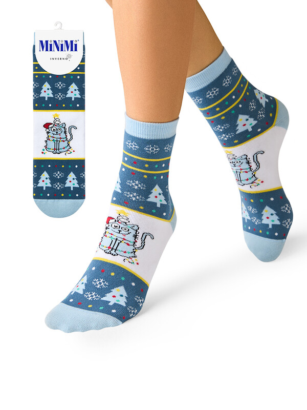 Носки Носки MINI INVERNO 3300-7 (кот, заяц, такса)