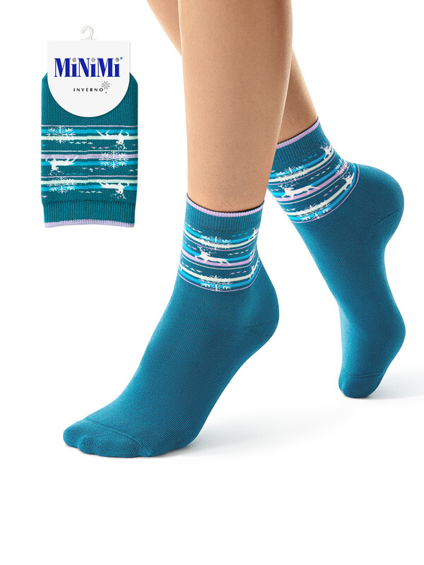 Носки Носки MINI INVERNO 33-8 (мишка/олень)