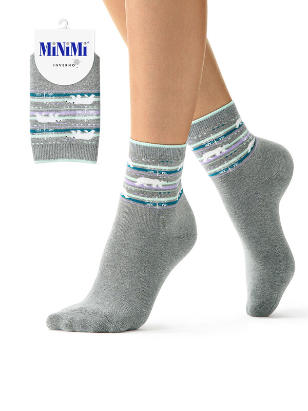 Носки Носки MINI INVERNO 33-8 (мишка/олень)