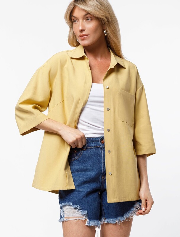 Свободная блузка из плотного лиоцелла