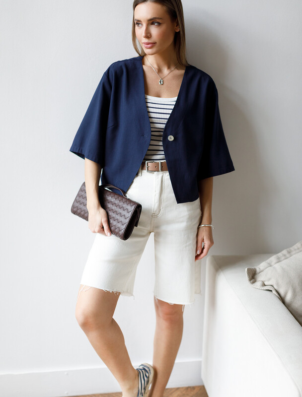 Блузка из плотного лиоцелла