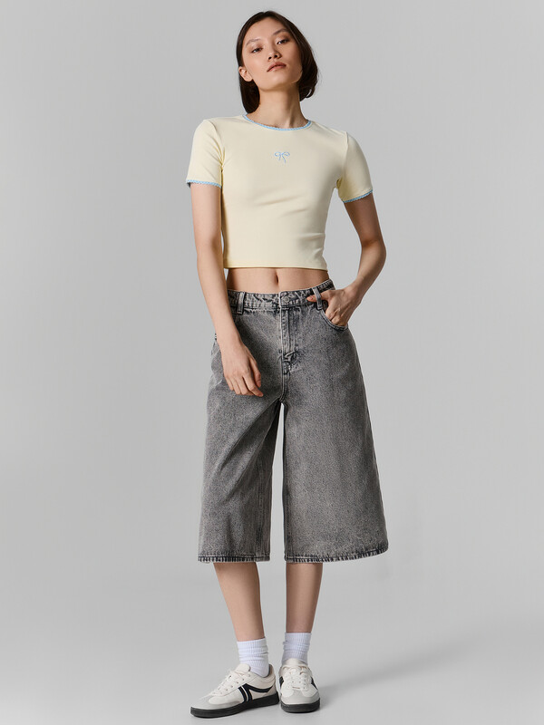 БРЮКИ ЖЕНСКИЕ ДЖИНСОВЫЕ (осенне-зимний ассортимент) 2026-1DSW1502-6