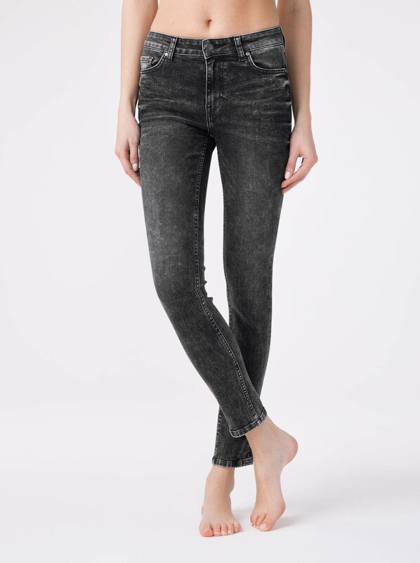 Skinny CONTE CON-173 Моделирующие eco-friendly джинсы skinny со средней посадкой
