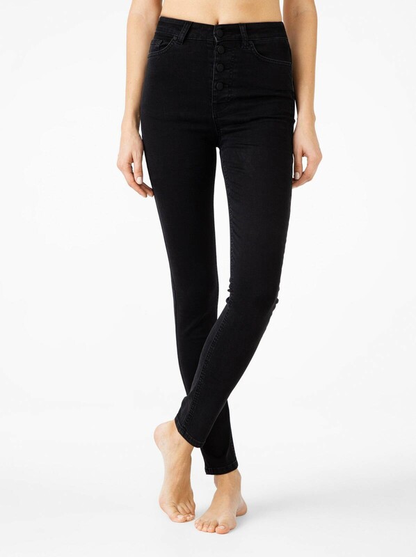 Джинсы CONTE Моделирующие джинсы на пуговицах CON-352 с высокой посадкой