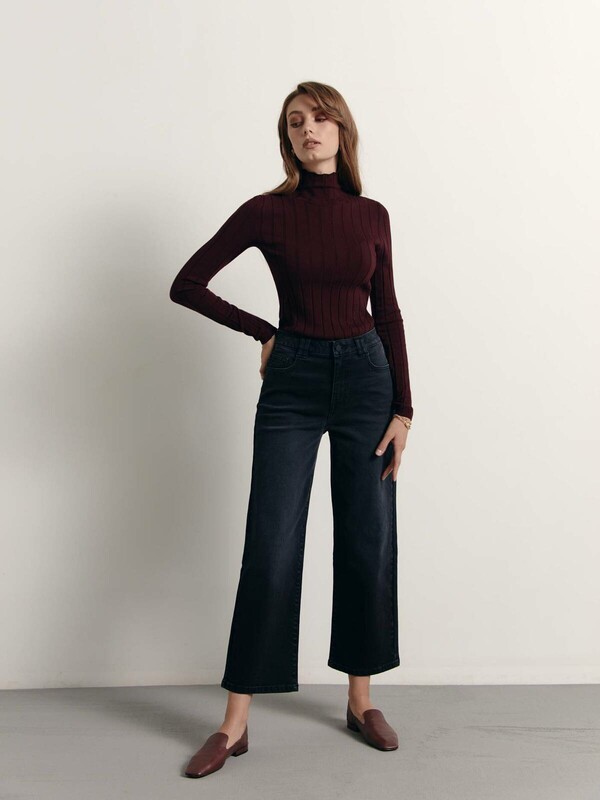 Джинсы CONTE Широкие джинсы wide leg с высокой посадкой CON-367