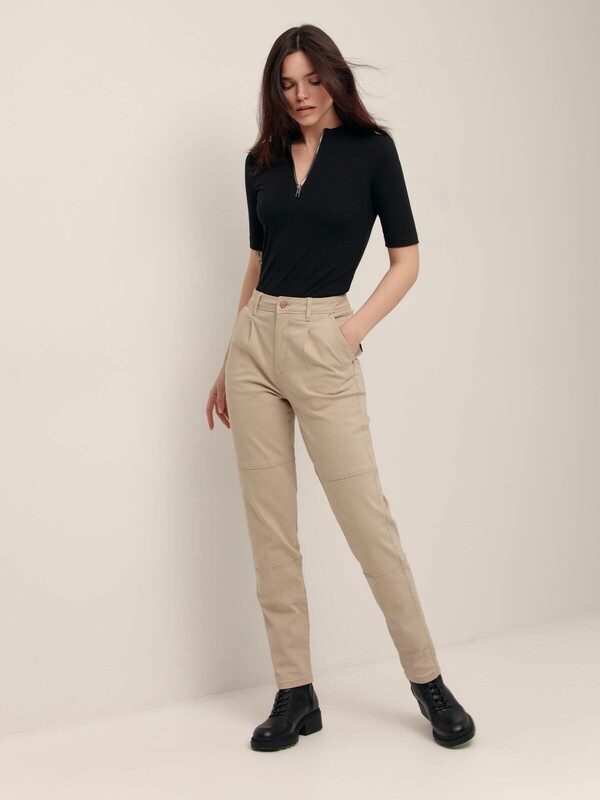 Джинсы женские CONTE Джинсы брючного кроя с высокой посадкой CON-435