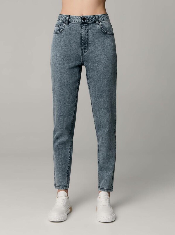 Mom CONTE CON-538 Джинсы mom оксидной варки с высокой посадкой