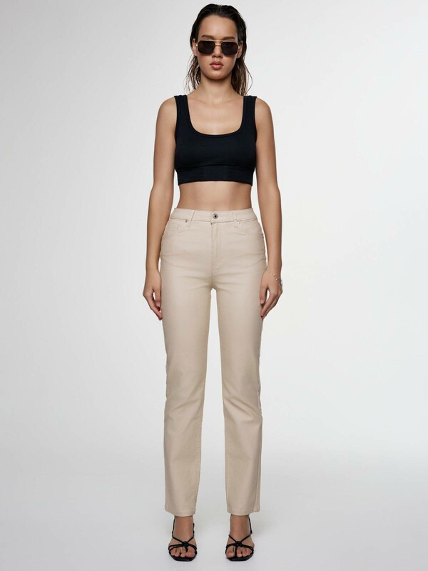 Под кожу CONTE CON-699 Джинсы straight «под кожу» с высокой посадкой