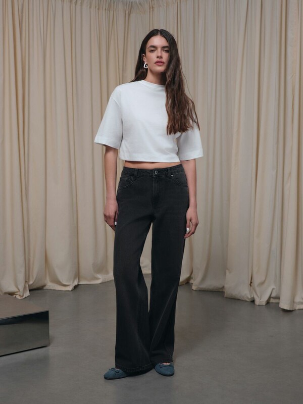 Актуальная коллекция CONTE CON-808 Джинсы relaxed из eco-friendly денима с дополнительной петлёй для