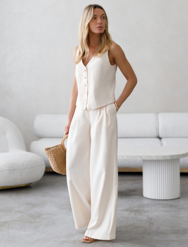 Брюки-палаццо из плотного лиоцелла