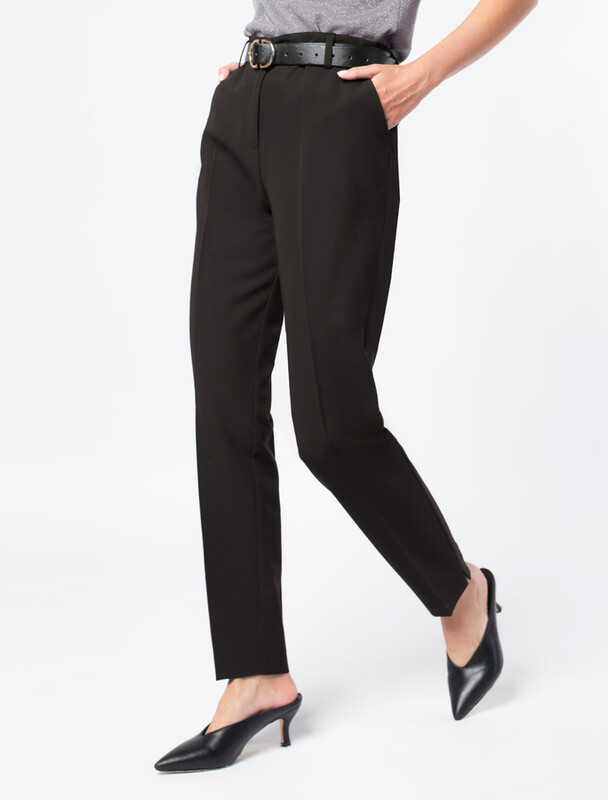 Брюки-дудочки из эластичной поливискозы