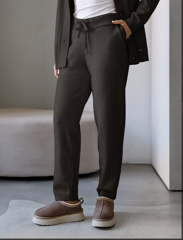 Брюки из пряжи с кашемиром