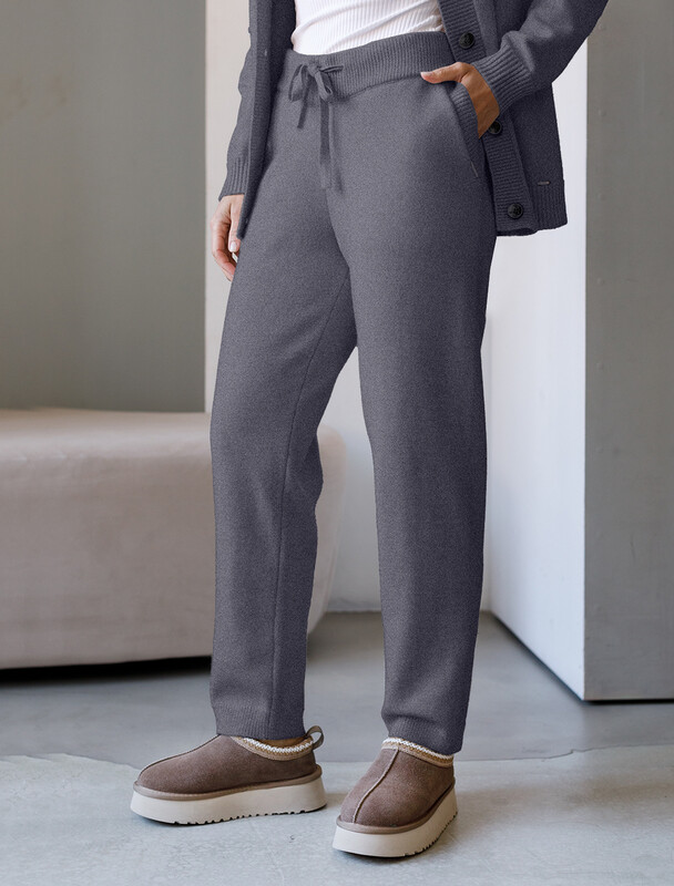 Брюки из пряжи с кашемиром