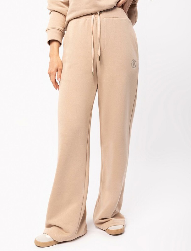 Прямые брюки из эластичного футера трехнитки