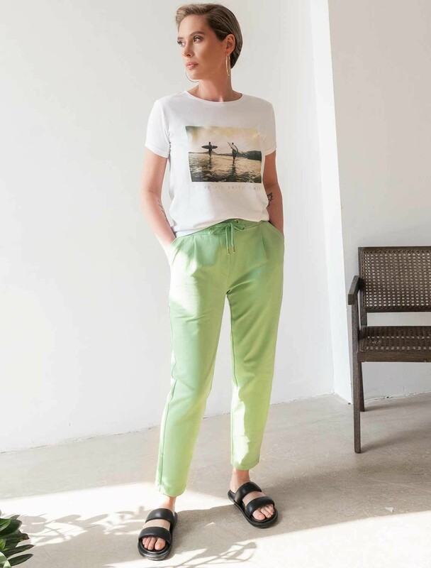 Брюки "дудочки" и футера двухнитки с эластаном