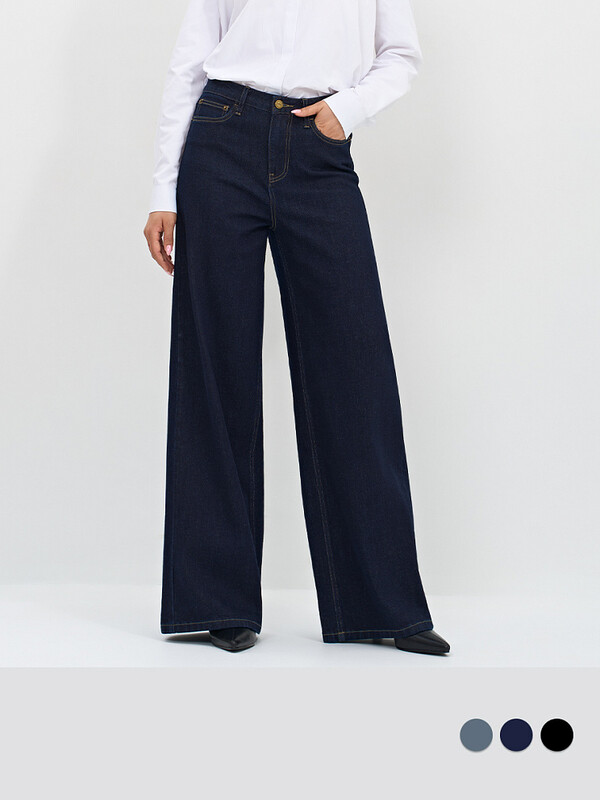 Джинсы Джинсы OmD 1500 WIDE LEG Джинсы жен.