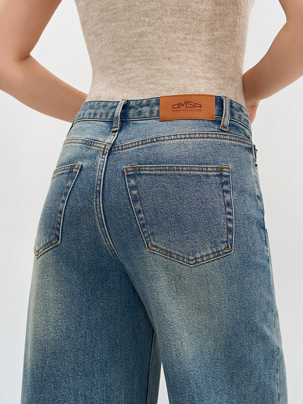 Джинсы Джинсы OmD 1500 WIDE LEG Джинсы жен.