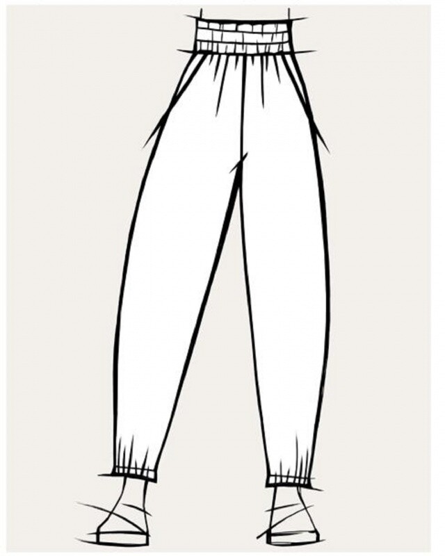 Брюки:жен. МОДЕЛЬ 53