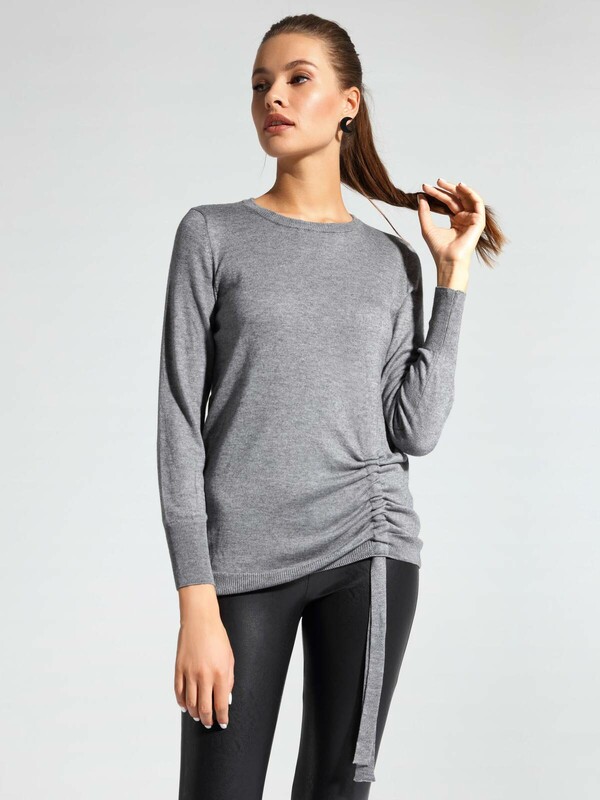 Джемперы CONTE LDK 067 Экстрамягкий джемпер с декоративной сборкой