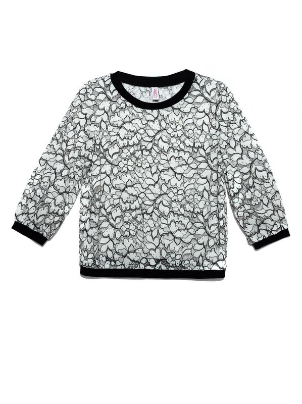 Джемперы CONTE LD 904 Кружевной джемпер с объемными рукавами