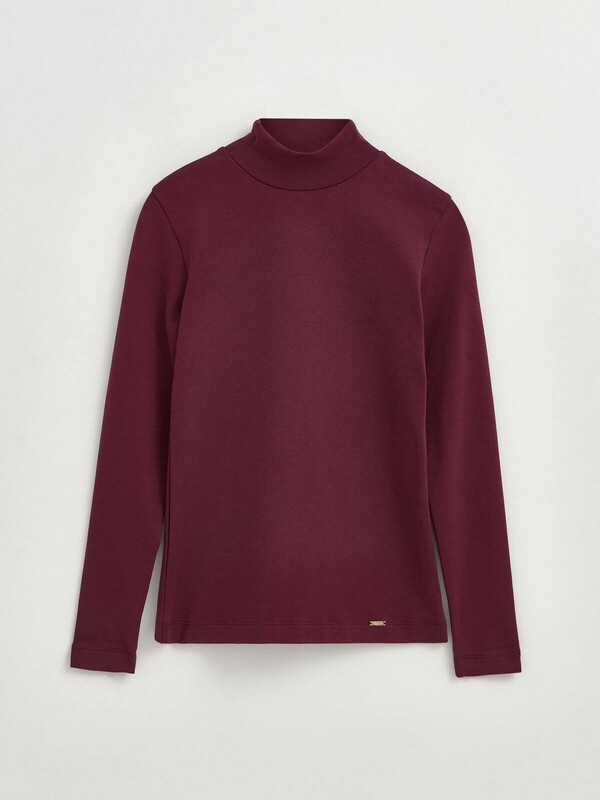 Джемперы CONTE LD 1149 Базовая водолазка из хлопка премиального качества