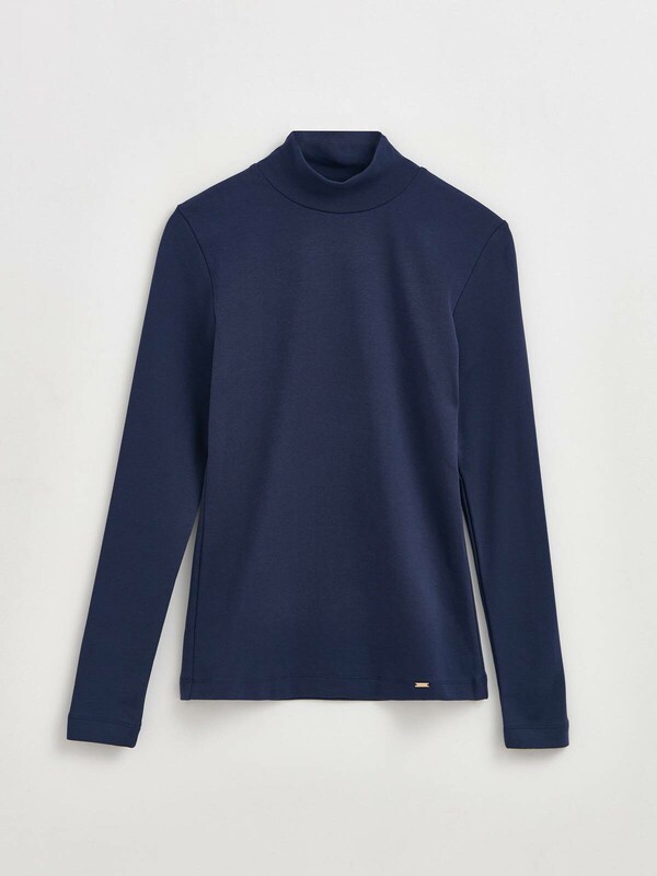 Джемперы CONTE LD 1149 Базовая водолазка из хлопка премиального качества