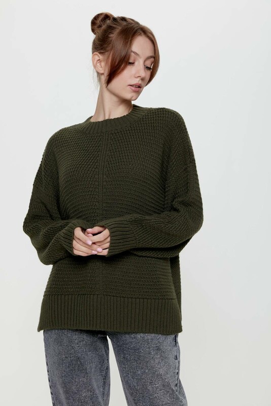 Джемпер женский CONTE LDK 224 Удлиненный рельефный джемпер