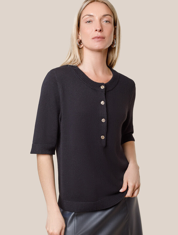 Джемпер тонкой вязки из хлопка с кашемиром