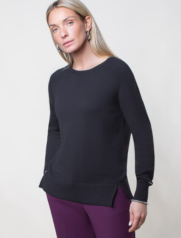 Джемпер тонкой вязки из хлопка с кашемиром