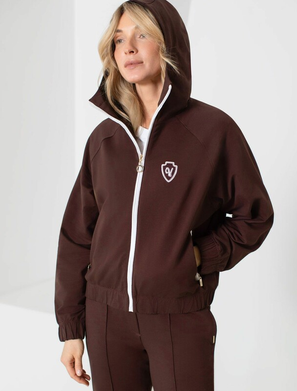 Худи на молнии из петельчатого футера двухнитки с эластаном без начеса