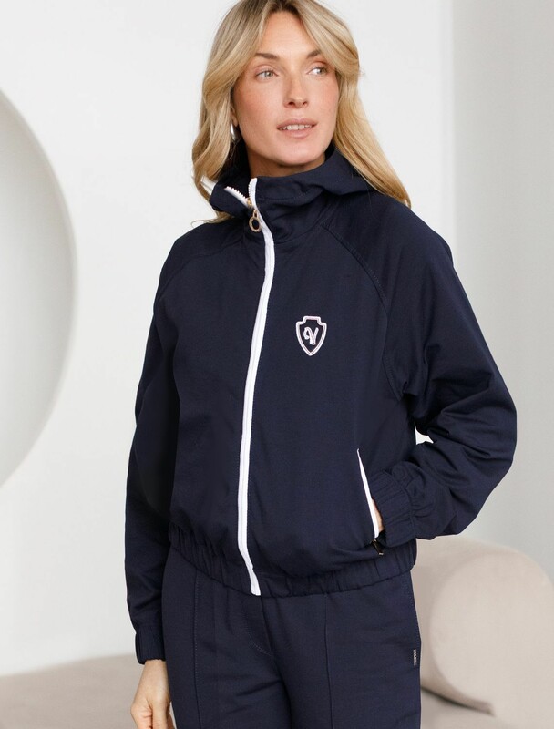 Худи на молнии из петельчатого футера двухнитки с эластаном без начеса