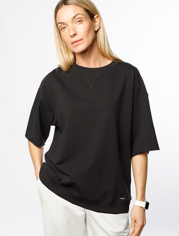 Футболка из тонкого премиального футера с эластаном