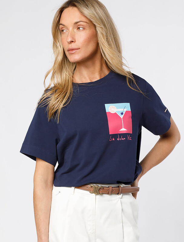 Футболка из премиального хлопка с принтом фольгой