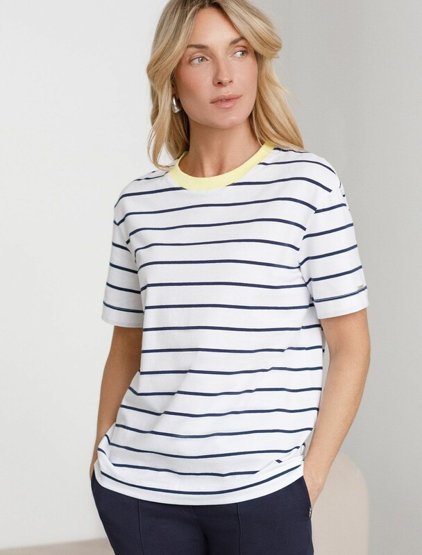 Свободная футболка из премиального хлопка с эластаном