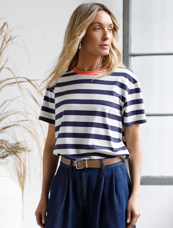 Футболка из премиального хлопка с эластаном