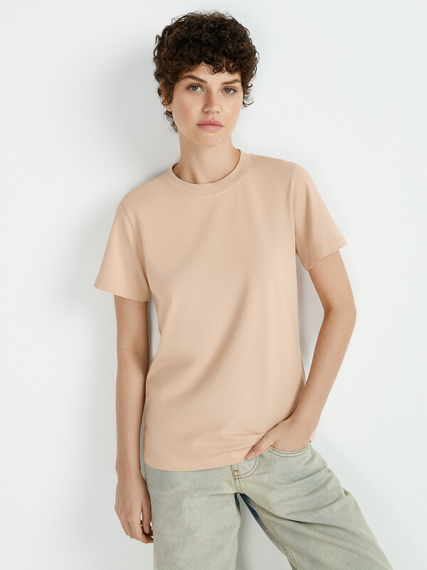 Футболки Футболки OmT_D1203 Футболка жен. прямого кроя, CO+EL