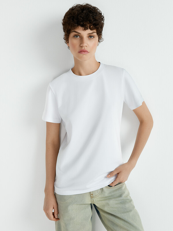 Футболки Футболки OmT_D1203 Футболка жен. прямого кроя, CO+EL