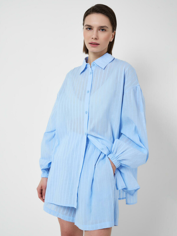 Комплект текстильный для женщин: рубашка, шорты