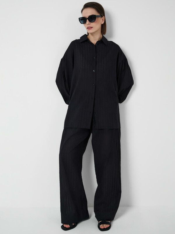 Комплект текстильный для женщин: брюки, рубашка