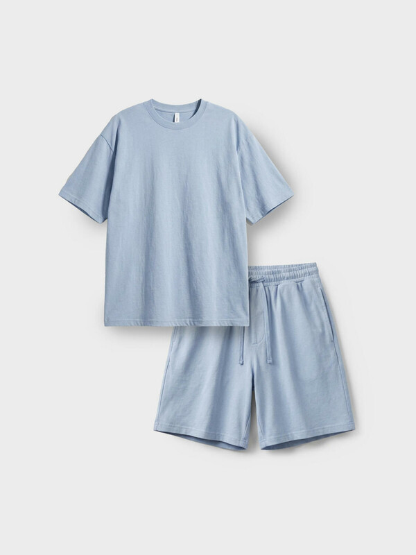 Комплект трикотажный для женщин: фуфайка (футболка), шорты