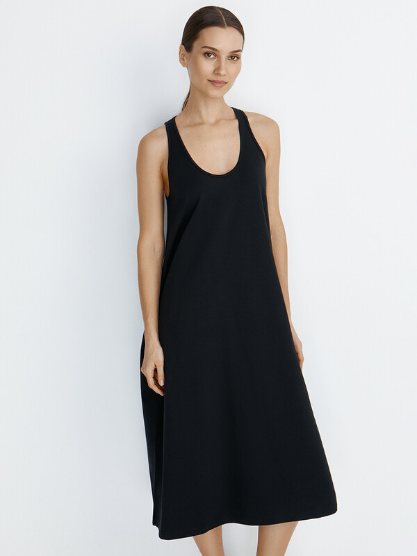 Платья Платья OmD 3831С Платье жен. удлин. б/рук, CO+EL