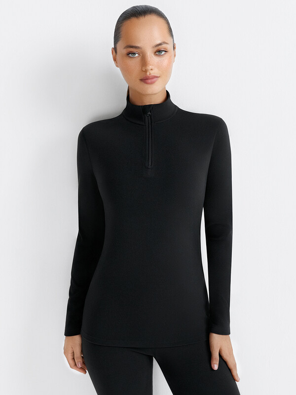 Термолонгслив Термолонгслив OmD 1622T PV Лонгслив стойка молния жен. "Термо"