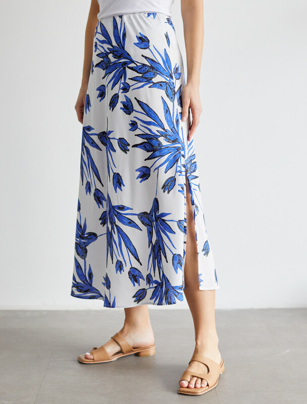 Юбка из вискозы с лиоцеллом