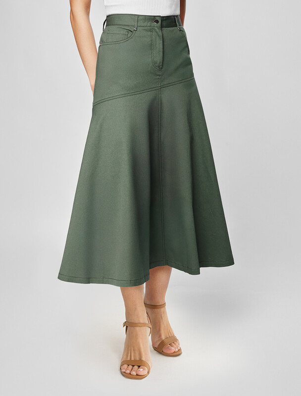 Юбка-годе из хлопка