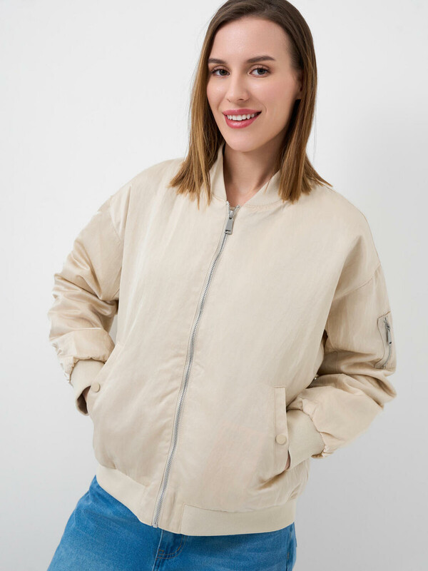 Куртка текстильная для женщин (бомбер)