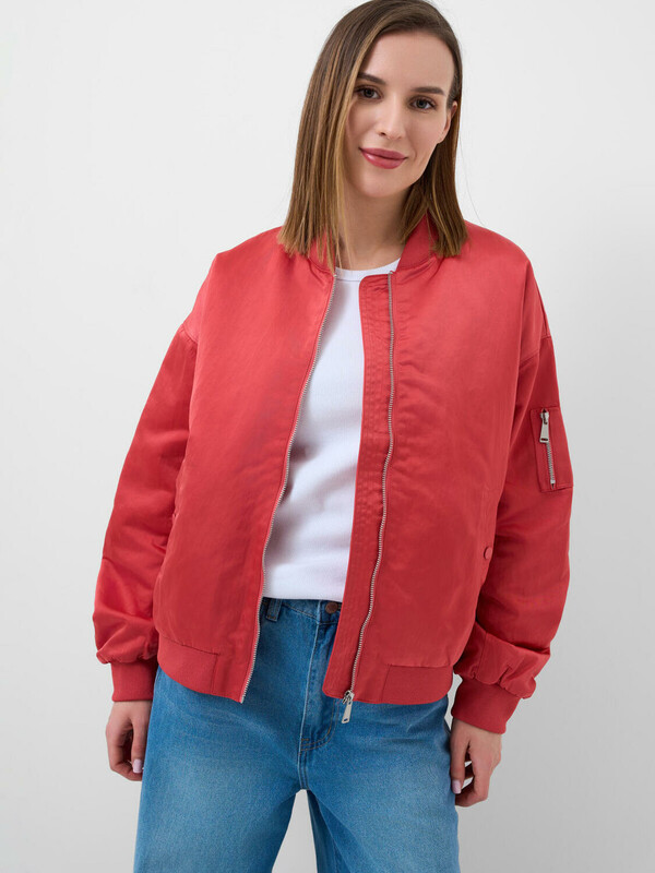 Куртка текстильная для женщин (бомбер)