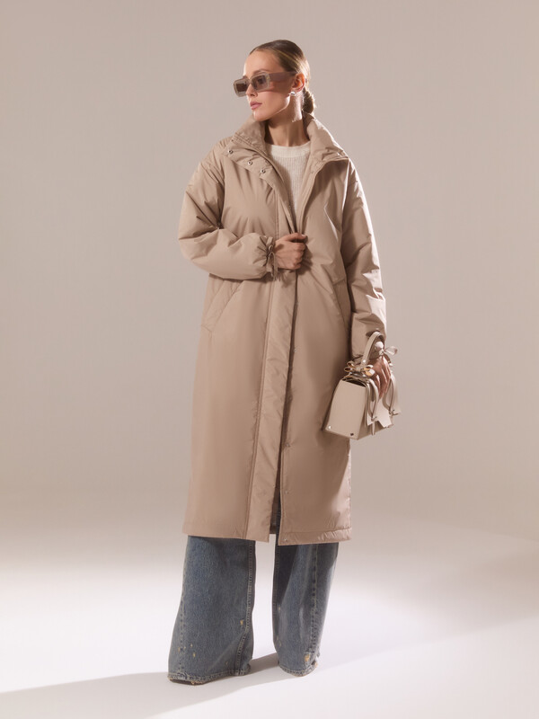 Плащ утепленный