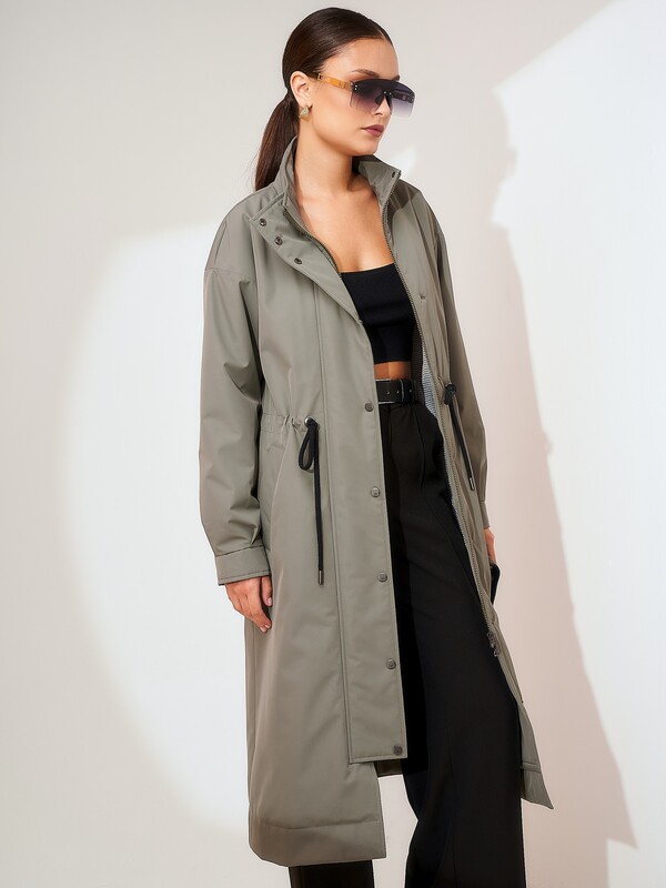 Плащ утепленный