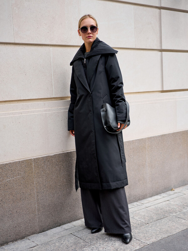 Плащ утепленный